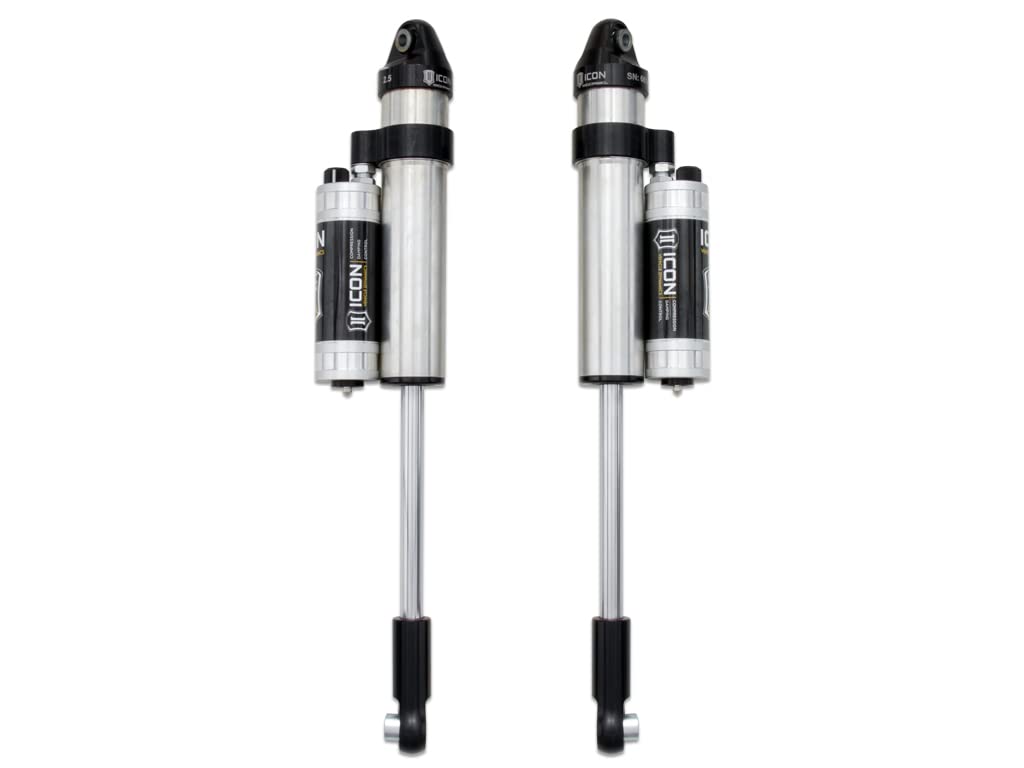 ICON 0-3" Lift, Secondary Front 2.5 VS PB/CDCV Shocks, Pair, Compatible with 2007-21 Tundra, 57722CP