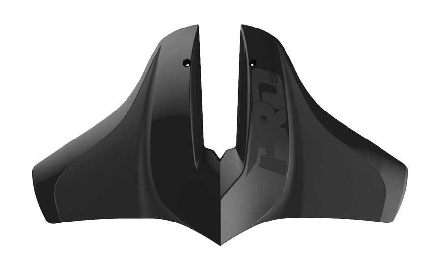 HYDROFOILS STINGRAY - Classic PRO Hydrofoils for 40-300 hp Boats (Black) - Engine Stabilizer Fins for Outboard/Outdrive Motors - Made in The USA