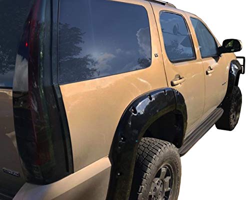 Fender Flares Black Horse Compatible with 2007-2014 Chevrolet Tahoe