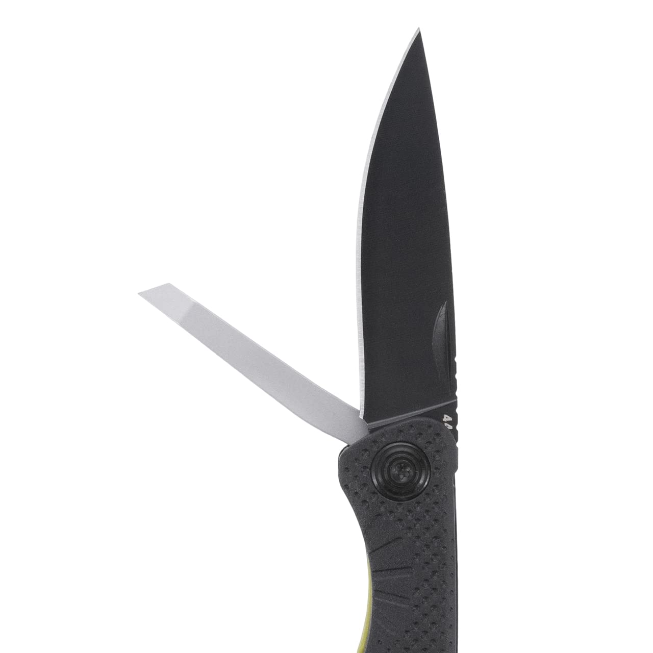 SOG Aegis MT Compact Lightweight Multi-Tool for Outdoor Use with Stainless Steel Clip-Point Blade and Pliers, Black/Moss