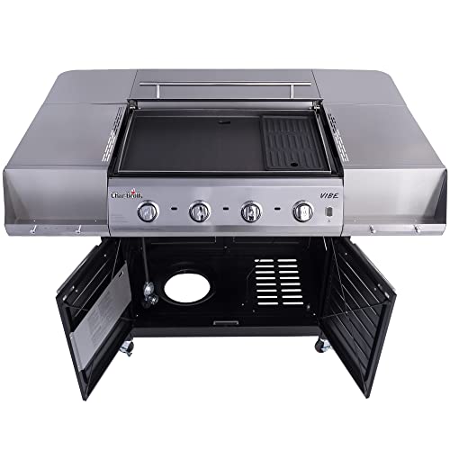 Char-Broil® Convective Vibe 4-Burner Propane Gas Stainless Steel Griddle - 463259623