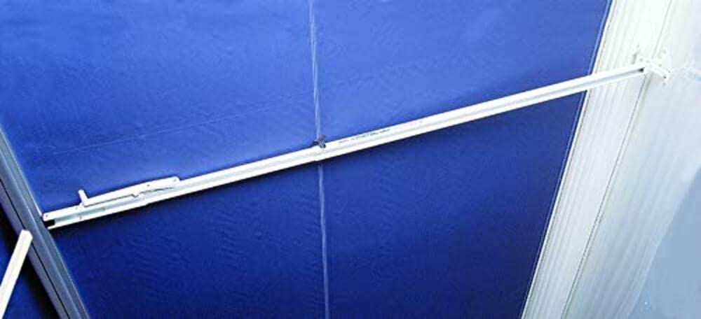 Rafter 6 Carefree 902865White with Automatic Awning and Ground Support
