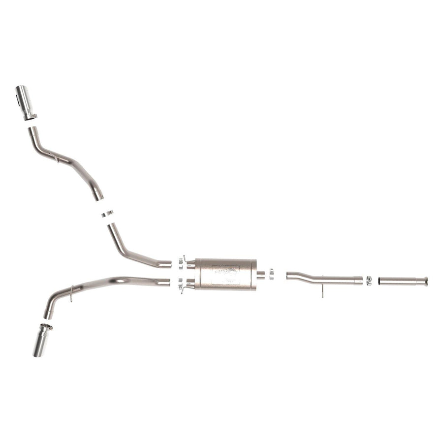 MACH Force-Xp aFe POWER 49-44134-P 3" Cat-Back Exhaust System, Dual Polished Tips, Stainless Steel, fits GM Silverado/Sierra