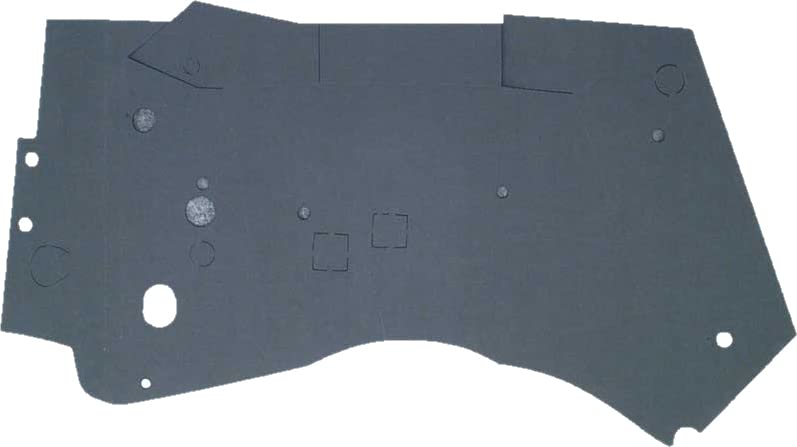 F2003-71 Brothers Trucks Firewall Pad - Center
