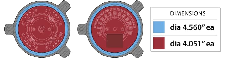 Dakota Digital 1951-52 Chevy Car RTX Instrument System