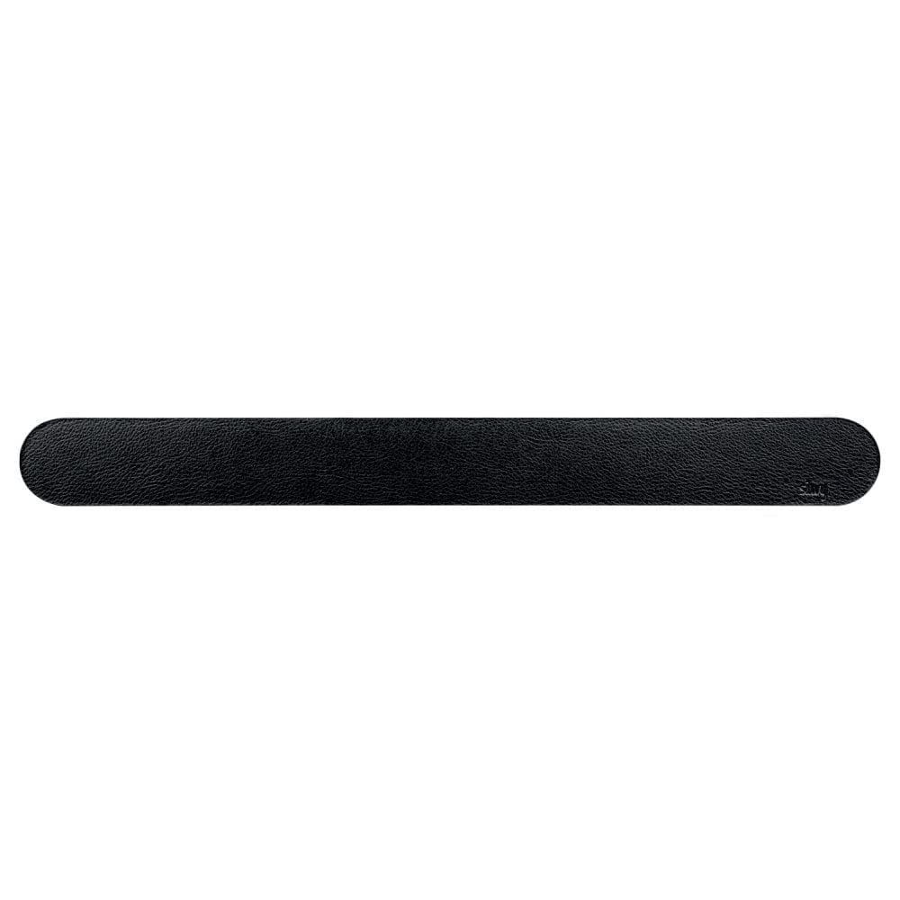 silwy® Black Metal Strip for Safe, Space-Saving Storage of Magnetic Glasses (50 cm // Small) - Non-Slip Camping Glasses, Boat and Yacht Accessories