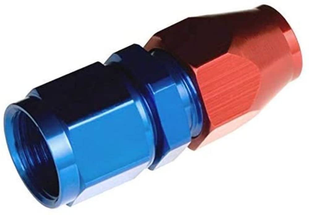 3000-06-05-1 Red Horse Performance -06 An Female To 5/16" Tube Adapter-Red/Blue