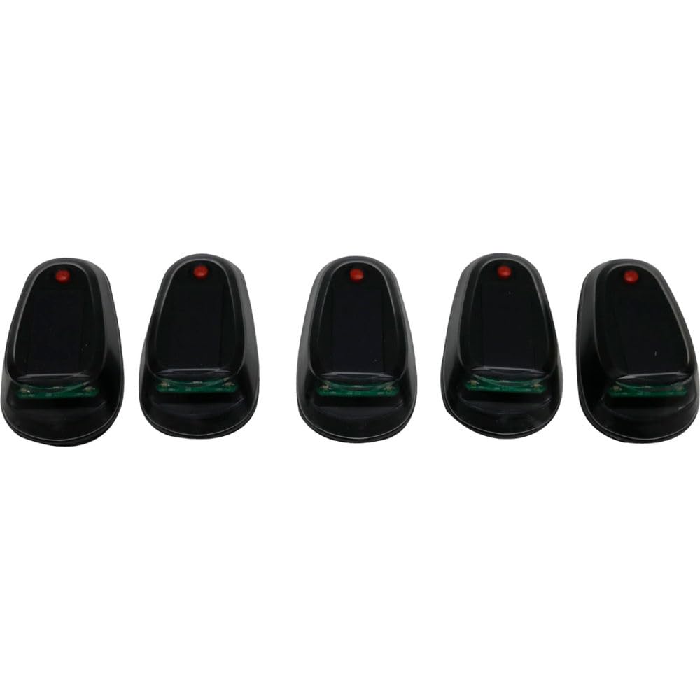Race Sport Lighting LoPro Truck Cab Light Fit Wireless Solar-Powered Truck CAB White LED Light 5-Piece 1007602