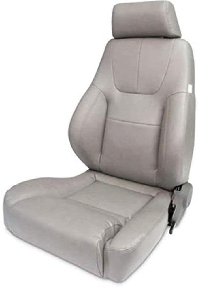 Gray Vinyl ProCar by Scat 80-1200-52L Racing Elite Lumbar Recliner Left Seat