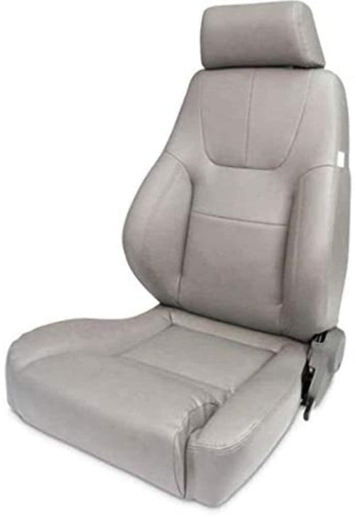 Gray Vinyl ProCar by Scat 80-1200-52L Racing Elite Lumbar Recliner Left Seat