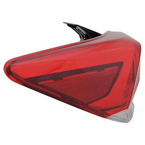 Left TYC Tail Light Assembly Compatible with 2020-2021 Subaru Crosstrek/Impreza