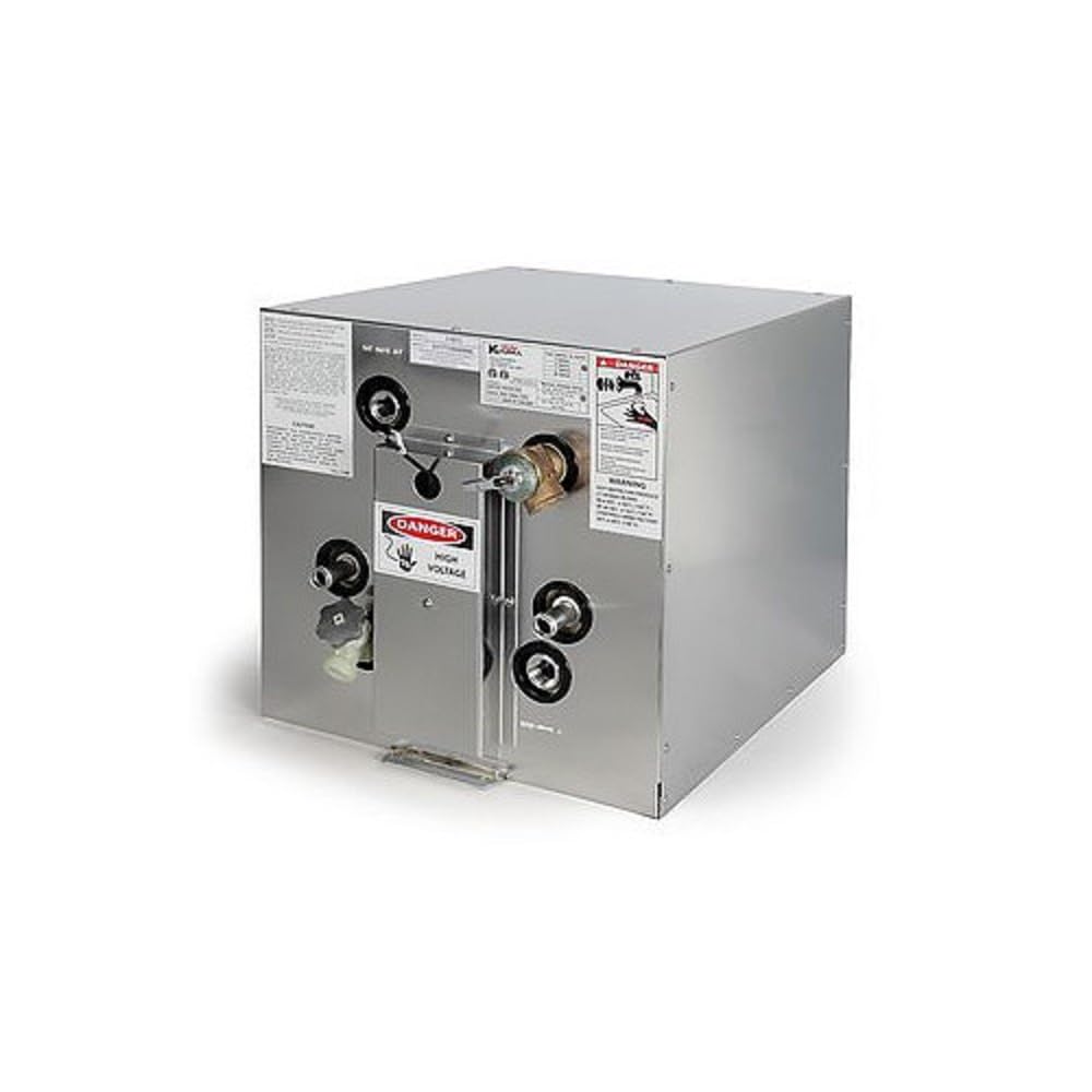 6 Gal Camco Wh, 240v (l1&l2 Wiring) Front Heat Exch,fr/back Mount