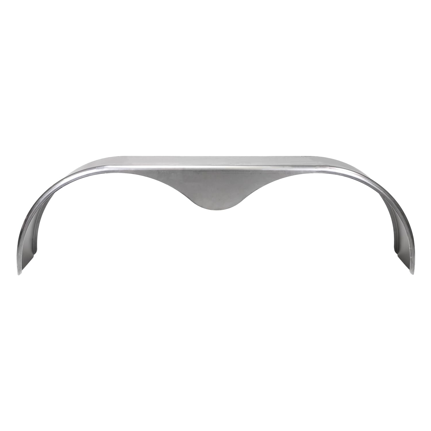 Towing Husky F0012 Tandem Axle Trailer Fender Teardrop 72 Inch x 9 Inch x 20.5 Inch Oil-Coated Raw 16-Gauge Cold Rolled Steel Fits 14–15 Inch Wheels 1 Inch Front Radius & 90 Angle Back Single