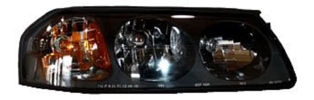 Right Headlight Assembly TYC Compatible with 2000-2004 Chevrolet Impala