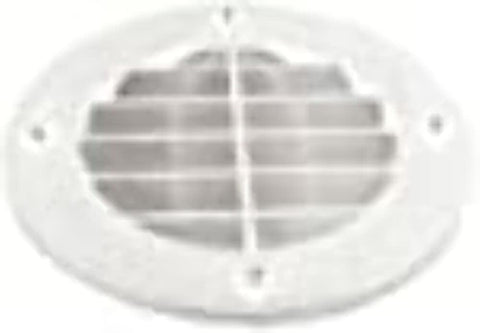 VENT LOUVERED COVER - WHT