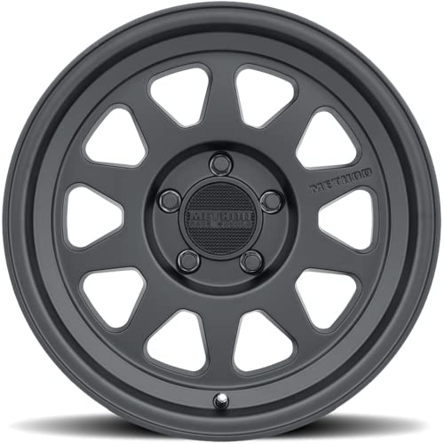 Black Method Race Wheels 316 Wheel with Matte (17 x 8. inches /5 x 5 mm, 25 mm Offset)
