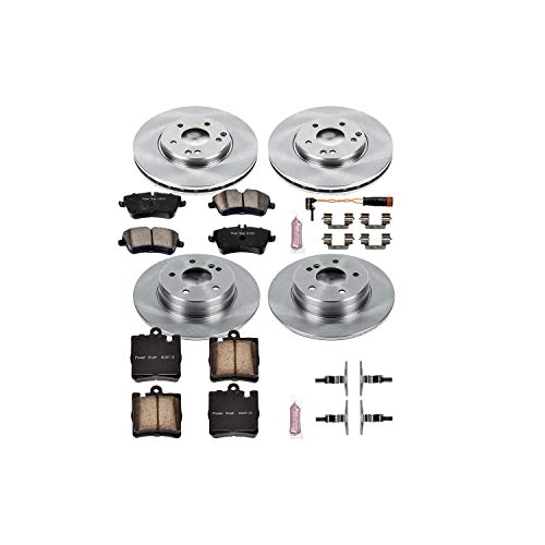 Power Stop Autospecialty KOE2784 Front and Rear Replacement Brake Kit-OE Brake Rotors & Ceramic Brake Pads