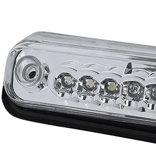 Chrome Clear Spec-D Tuning LED 3rd Brake Light Compatible with 1994-1999 Chevy C/K 1500 2500 3500, 2000 Chevy C/K 2500 3500