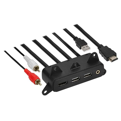 Axxess Heise USB/Aux/Hdmi Replacement Panel 3 Feet - Chrysler/Dodge/Jeep