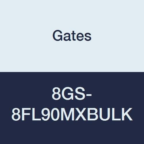 GlobalSpiral Couplings Gates 8GS-8FL90MXBULK, Code 61 O-Ring Flange, Zinc Plated Carbon Steel, 3.46", 90° Bent Tube, 1/2" ID (Pack of 100)