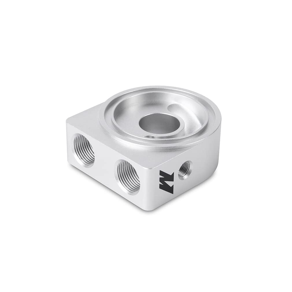 Mishimoto Non-Thermostatic Oil Sandwich Plate and Adapter, Compatible with 2013+ Subaru BRZ/Toyota 86 / Scion FRS