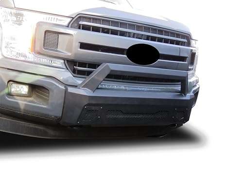 Armour III Black Horse Light Duty Front Bumper Textured Black Compatible with 2018-2020 Ford F-150(Excl. 2020 Diesel models)-AR3LD41NL