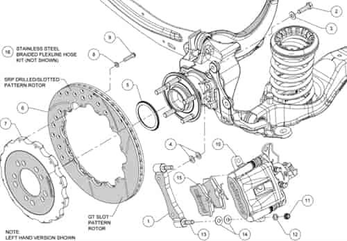 Red CPB Rear Kit, 12.88"