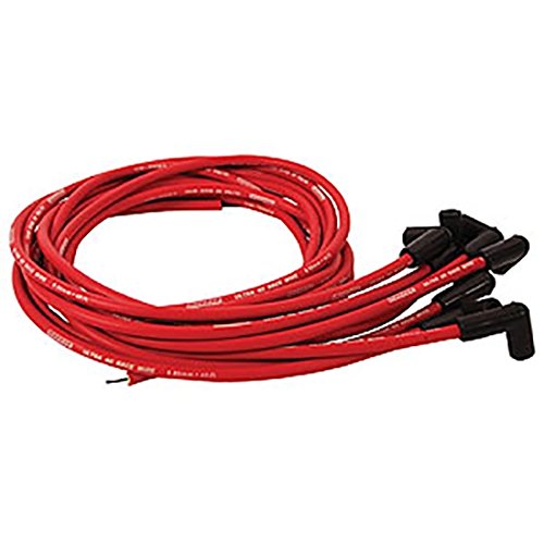 Ultra 40 Moroso Spark Plug Wire Set, Straight Plug Ends, Red