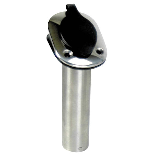30° Whitecap Flush Mount Rod Holder - 304 Stainless Steel - 9-1/4"