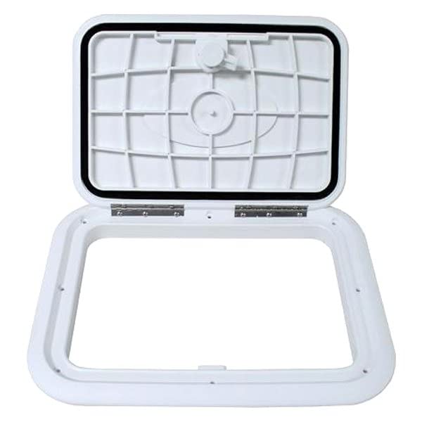 T-H Marine Hatch Designer Series | Non Locking Boat Access Storage Compartment | 13" x 17", Sand Shell
