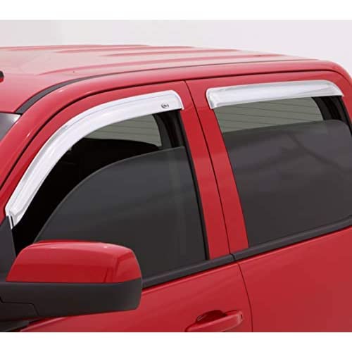 Rain Guards Auto Ventshade [AVS] for 1953-1964 Volkswagen Beetle, 2 pcs. | Window Vent Visors - Stainless | 12501