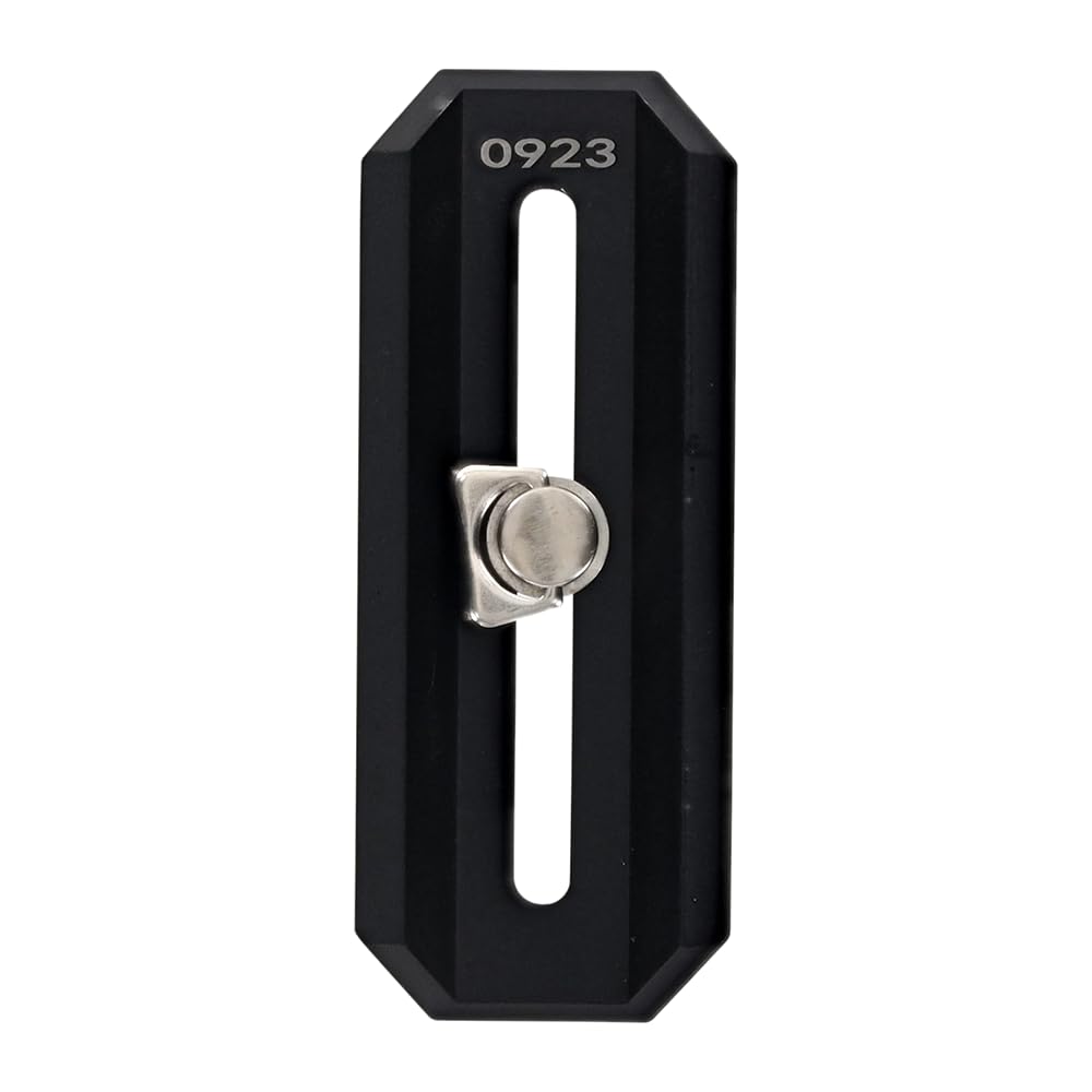 Arca-Swiss BOG Optics Plate with Aluminum Construction, 1/4-20 Threaded Stud with 3/8-16 Adapter for Hunting, Optics, Photography
