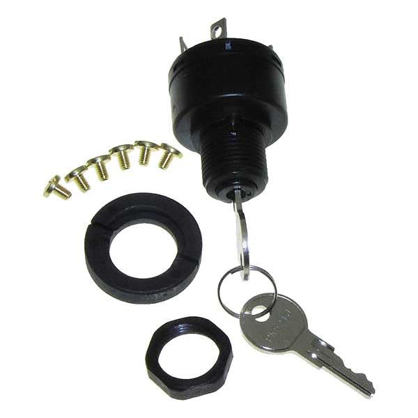 Ignition Switch EMP 87-01946 for BRP and Other 2-Cyl, 9.9-55 HP, 3-Cyl, 60-75, V4, 80-140 HP, V6, 150-235 HP, V8, 275-300 HP Outboard Engines