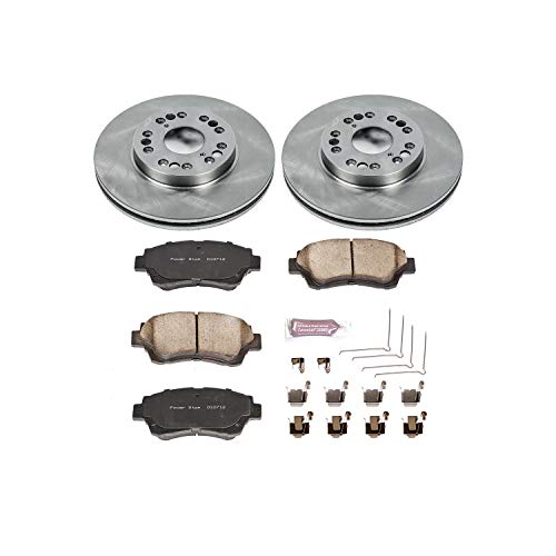Power Stop Autospecialty KOE5384 Front Replacement Brake Kit-OE Brake Rotors & Ceramic Brake Pads
