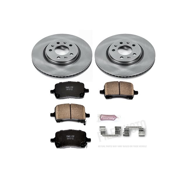 Power Stop Autospecialty KOE1433 Front Replacement Brake Kit-OE Brake Rotors & Ceramic Brake Pads
