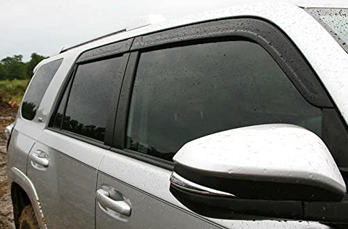 Low Profile Auto Ventshade [AVS] Rain Guards for 2013 - 2021 Nissan Pathfinder | Window Vent Visors, 4 pcs. - Matte Black | 774067