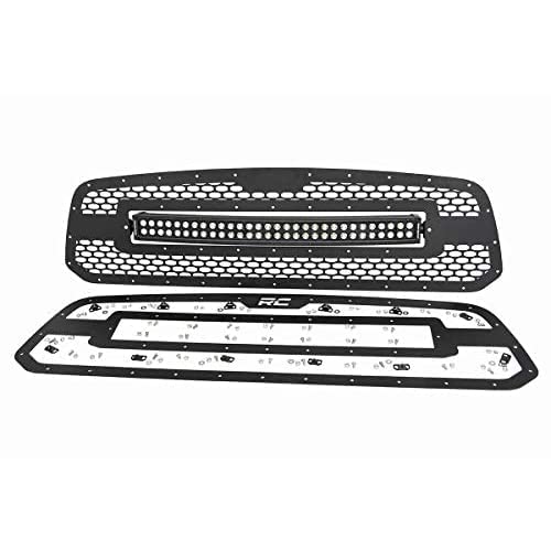 30" Rough Country Mesh White DRL LED Grille for 2013-2018 Ram 1500-70199DRL