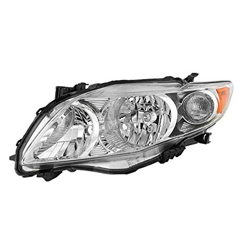 Headlight Xtune HD-JH-TCO09-OE-L (Toyota Corolla 2009-2010 Driver Side -OEM Left)