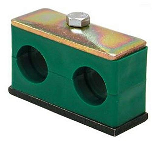 Clamp Twin Series For Tubing 1/4 Inch I.D.