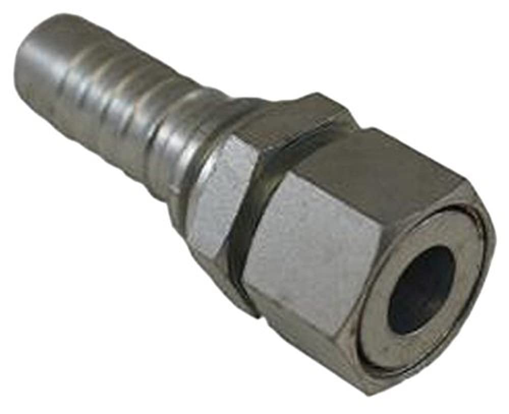 GlobalSpiral Couplings Gates 16GS-20FFORX, Female Flat-Face O-Ring Swivel, Zinc Plated Carbon Steel, 4.36", 1" ID