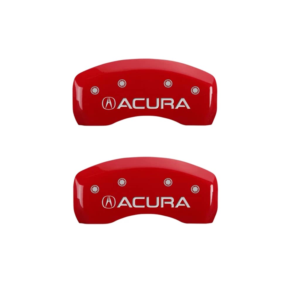 Brake Caliper Covers MGP - 2009-2014 Acura TL - Front and Rear Set - Red