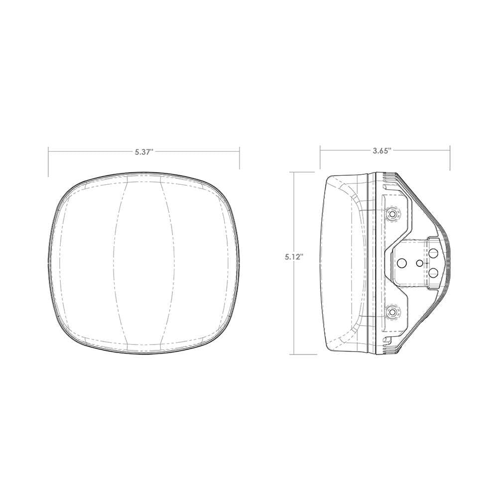 Adapt XE Rigid Industries 300419 Number Plate Light