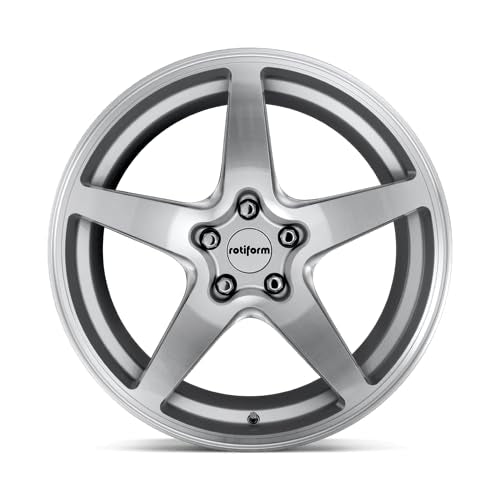 wgr Rotiform 18x8.5 5x112 45et 66.56mm gloss silver wheel