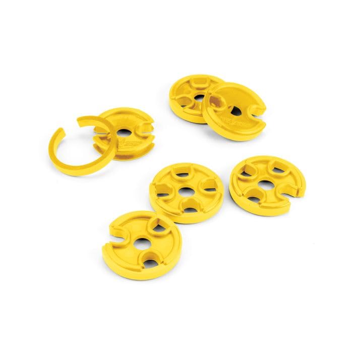 7-8mm Plug Wire Routing KIT, Spin N SNAP, 2 Each 2,3, & 4 Place SEPARATORS, Yellow