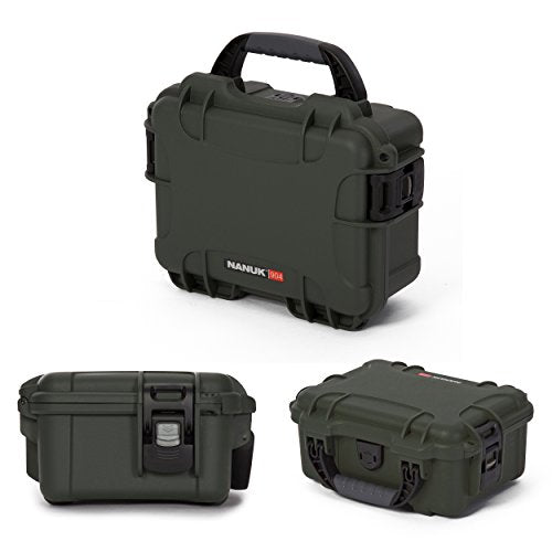 Olive Nanuk 904 Waterproof Hard Case Empty