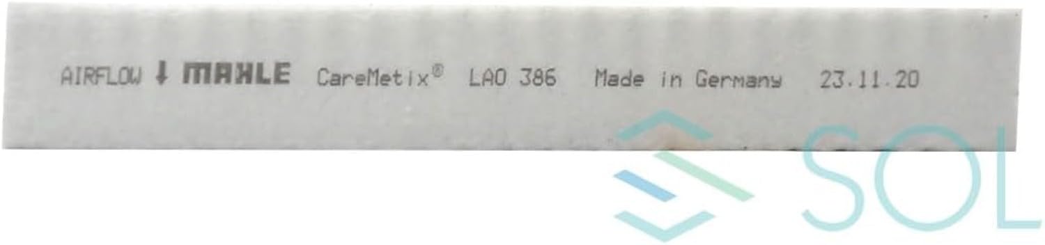 Cabin Air Filter MAHLE LAO 386 (CareMetix)