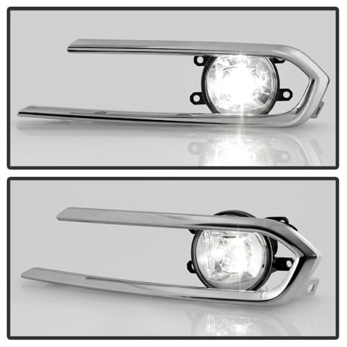 Toyota Sienna 2021-2023 LE XLE Models only Spyder (Do Not Fit XSE Models) OEM Full LED Fog Lights w/Switch - (Bulb Size - 5W LED)