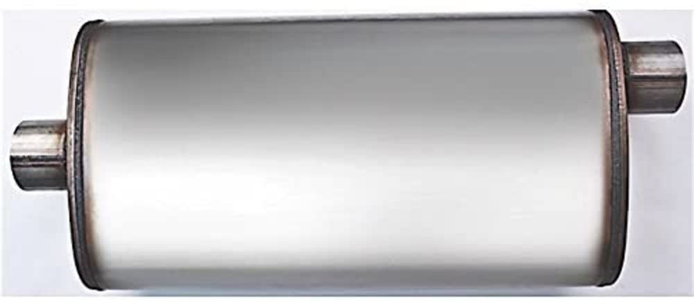 58589 Different Trends® 5.00Inx11.00Inx22.00In Center/Offset Flow Ii Ss Muffler 3.00In Id/3.00In Od