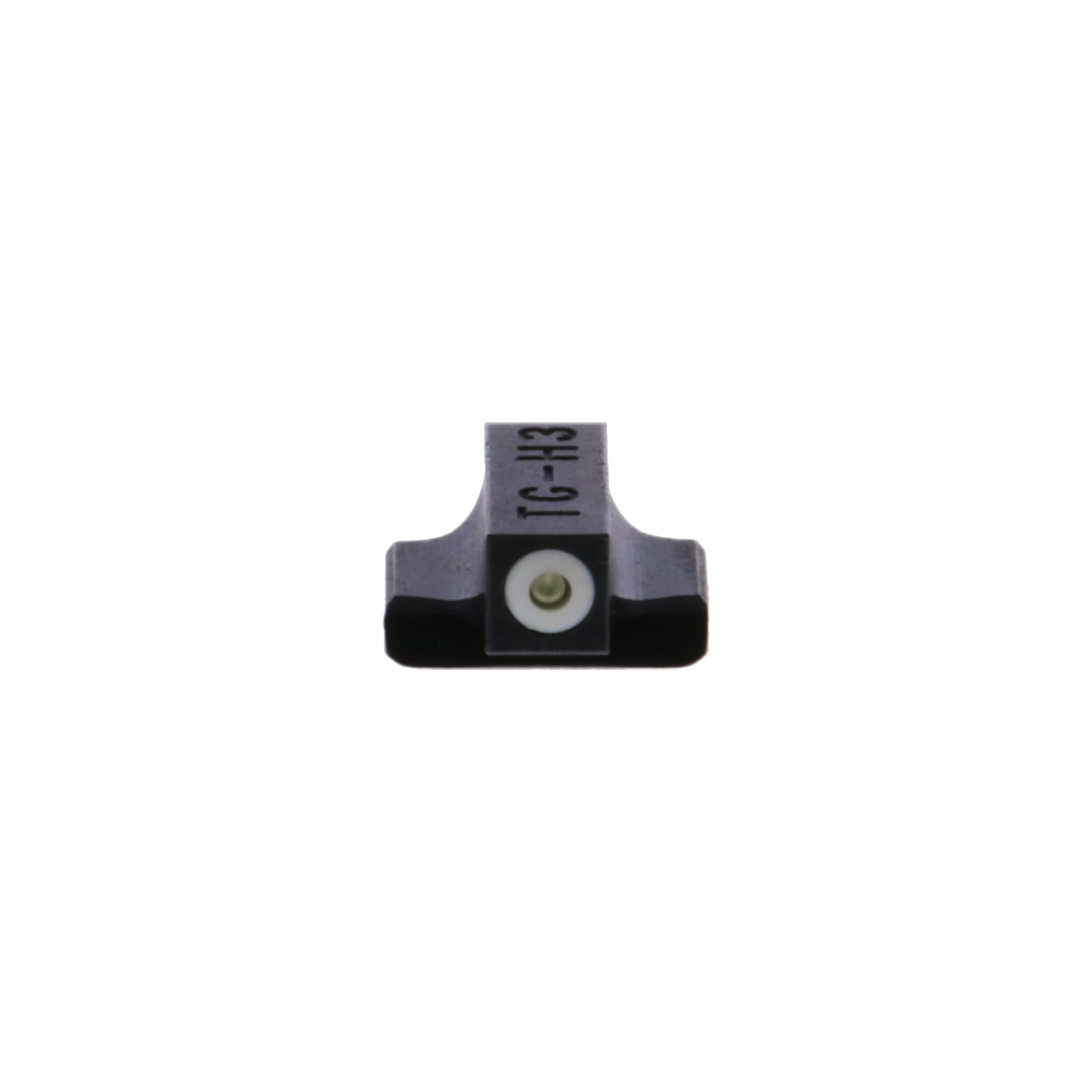Tritium Pro Night Sights TRUGLO, Compatible with Smith & Wesson M&P 9 Shield EZ | Glow-in-The-Dark Front & Rear Gun Sight Set with White Focus Lock Front Ring