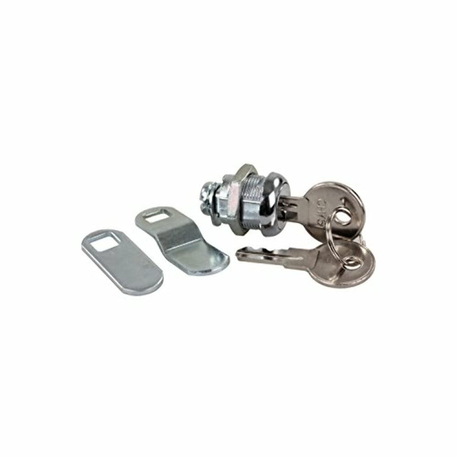 Compartment Door Key Lock JR Products 00305 Standard - 5/8", Silver